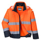 Portwest Jassen C464 HiVis Uitneembare mouwen oranje-marineblauw(ON)