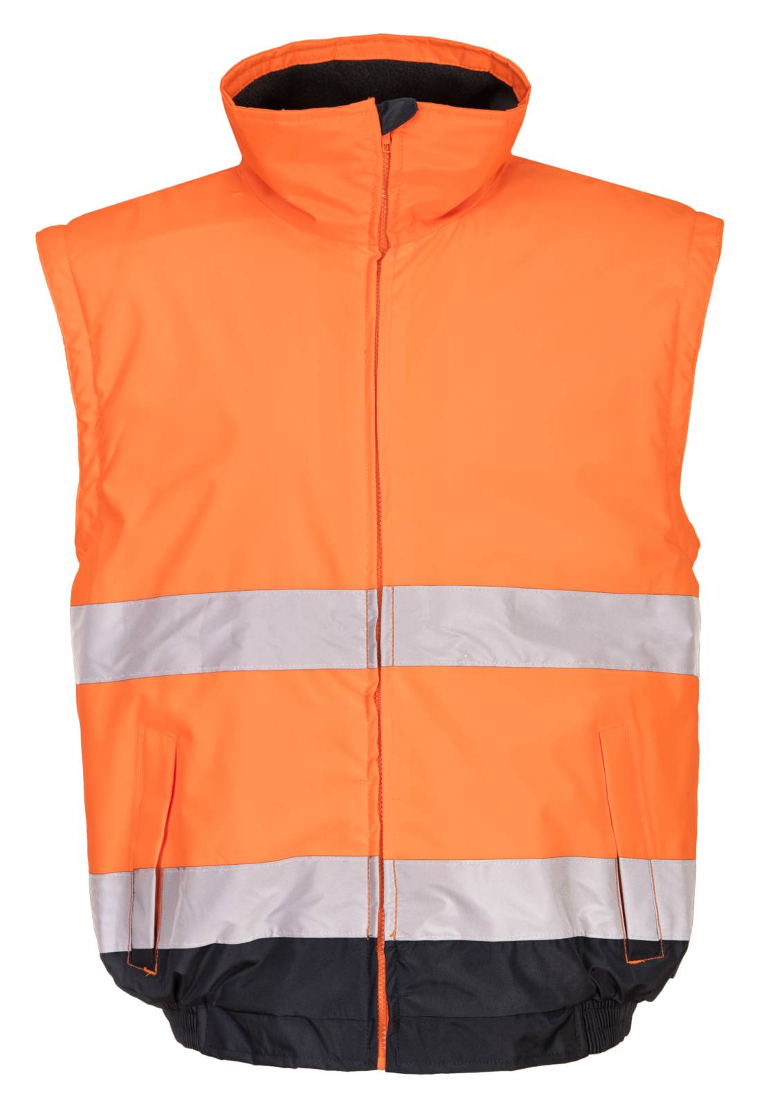 Portwest Jassen C464 HiVis Uitneembare mouwen oranje-marineblauw(ON)