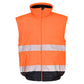 Portwest Jassen C464 HiVis Uitneembare mouwen oranje-marineblauw(ON)