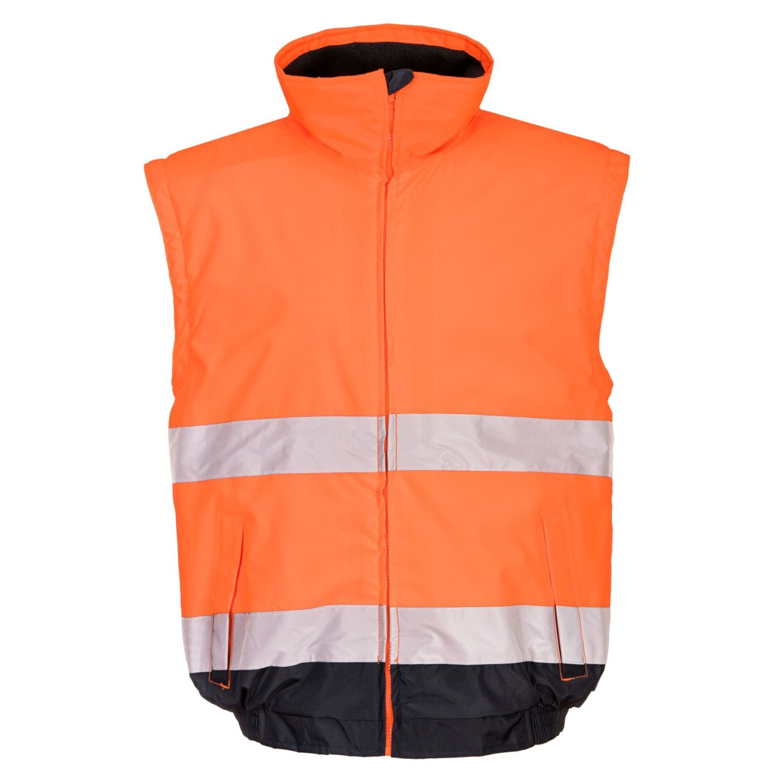 Portwest Jassen C464 HiVis Uitneembare mouwen oranje-marineblauw(ON)