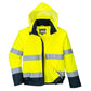 Portwest Jassen C464 HiVis Uitneembare mouwen geel-marineblauw(YN)