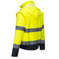 Portwest Jassen C464 HiVis Uitneembare mouwen geel-marineblauw(YN)