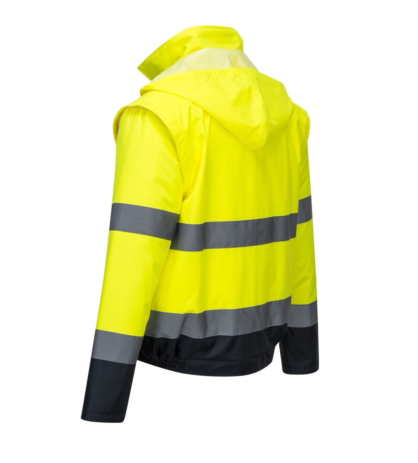 Portwest Jassen C464 HiVis Uitneembare mouwen geel-marineblauw(YN)