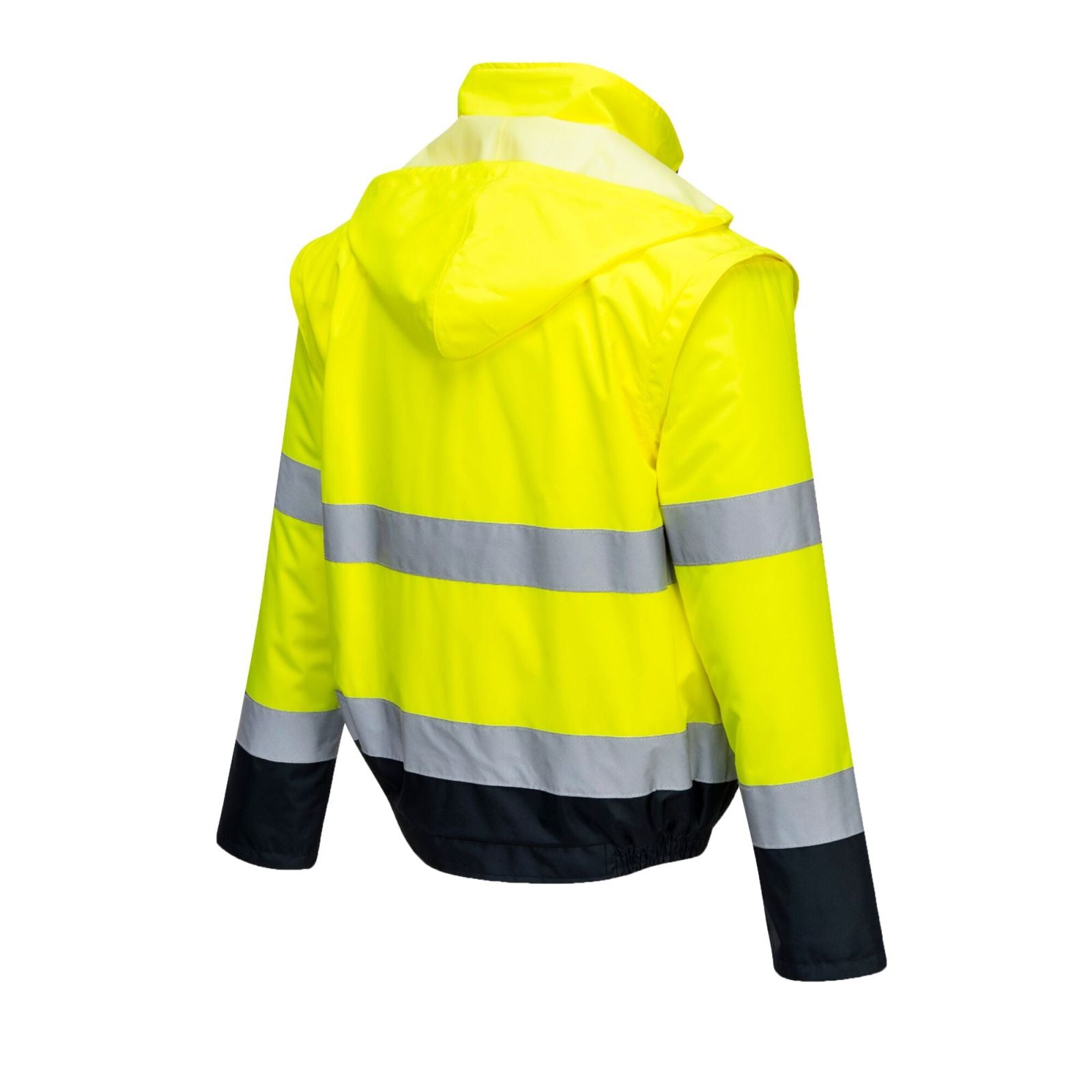Portwest Jassen C464 HiVis Uitneembare mouwen geel-marineblauw(YN)