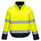Portwest Jassen C464 HiVis Uitneembare mouwen geel-marineblauw(YN)