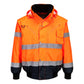 Portwest Jassen C465 HiVis Uitneembare voering- mouwen oranje-marineblauw(ON)