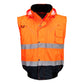 Portwest Jassen C465 HiVis Uitneembare voering- mouwen oranje-marineblauw(ON)