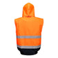 Portwest Jassen C465 HiVis Uitneembare voering- mouwen oranje-marineblauw(ON)