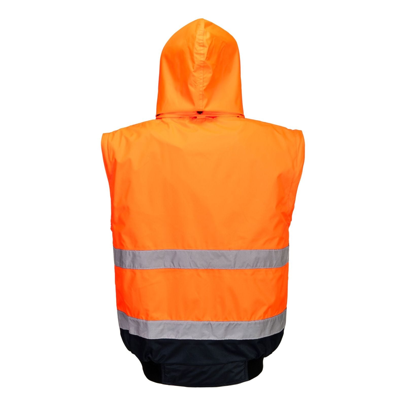 Portwest Jassen C465 HiVis Uitneembare voering- mouwen oranje-marineblauw(ON)