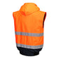 Portwest Jassen C465 HiVis Uitneembare voering- mouwen oranje-marineblauw(ON)