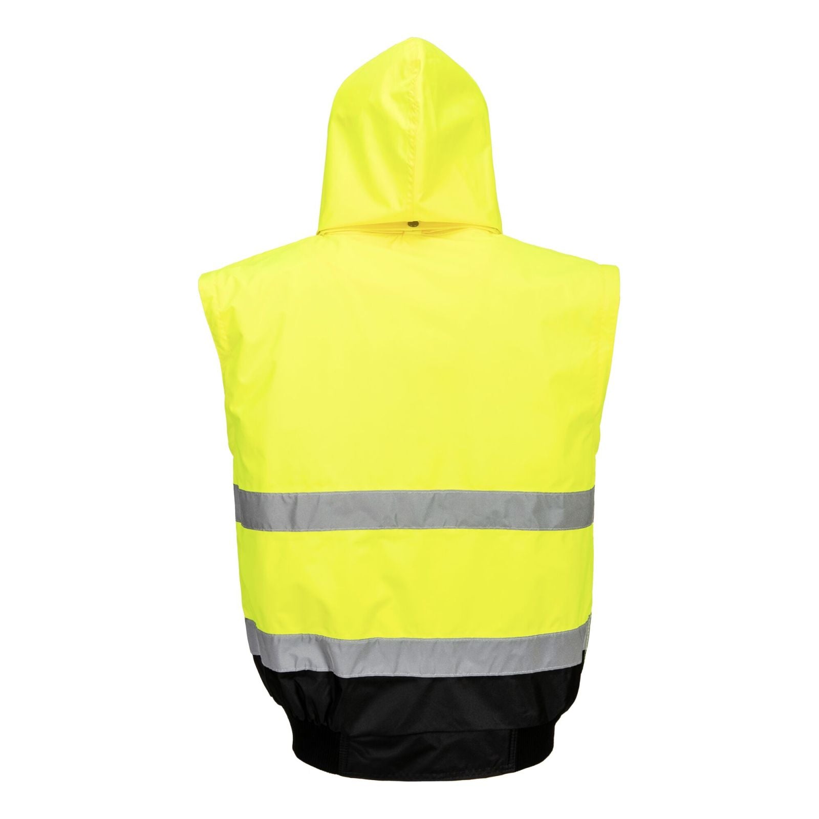 Portwest Jassen C465 HiVis Uitneembare voering- mouwen geel-zwart(YB)