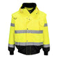 Portwest Jassen C465 HiVis Uitneembare voering- mouwen geel-zwart(YB)