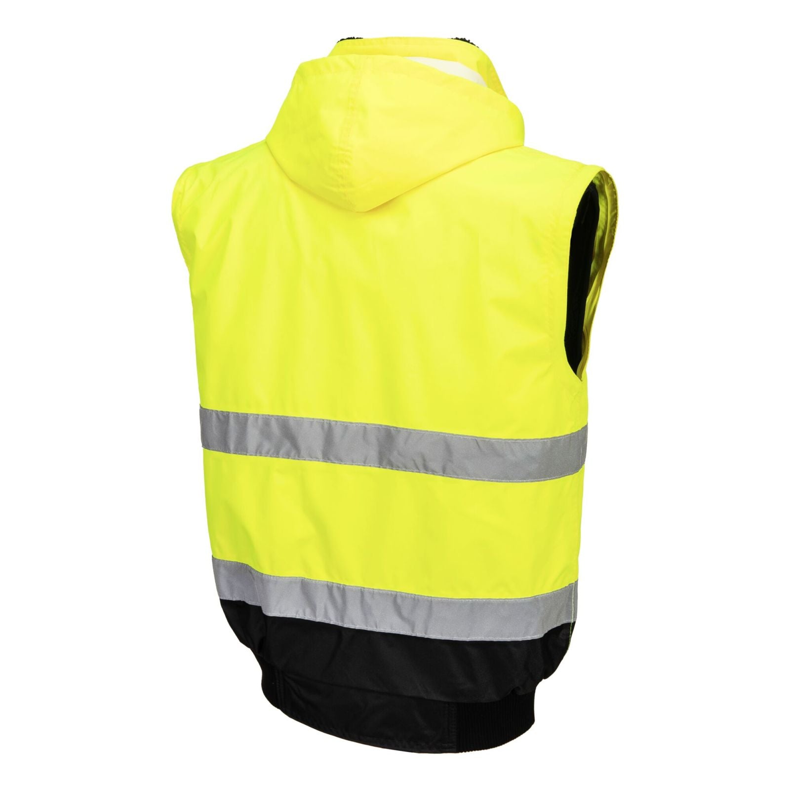 Portwest Jassen C465 HiVis Uitneembare voering- mouwen geel-zwart(YB)