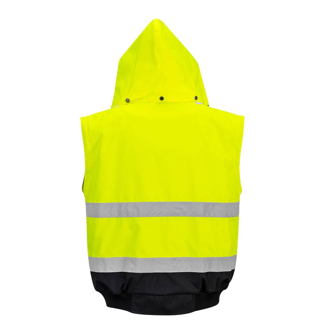 Portwest Jassen C465 HiVis Uitneembare voering- mouwen geel-zwart(YB)