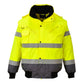 Portwest Jassen C465 HiVis Uitneembare voering- mouwen geel-grijs(YG)