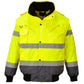 Portwest Jassen C465 HiVis Uitneembare voering- mouwen geel-grijs(YG)