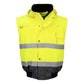 Portwest Jassen C465 HiVis Uitneembare voering- mouwen geel-grijs(YG)