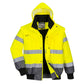 Portwest Jassen C465 HiVis Uitneembare voering- mouwen geel-grijs(YG)