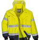 Portwest Jassen C465 HiVis Uitneembare voering- mouwen geel-marineblauw(YN)