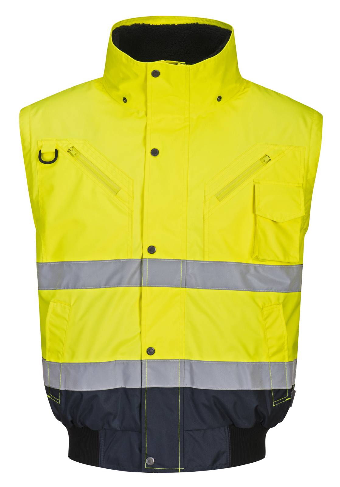 Portwest Jassen C465 HiVis Uitneembare voering- mouwen geel-marineblauw(YN)