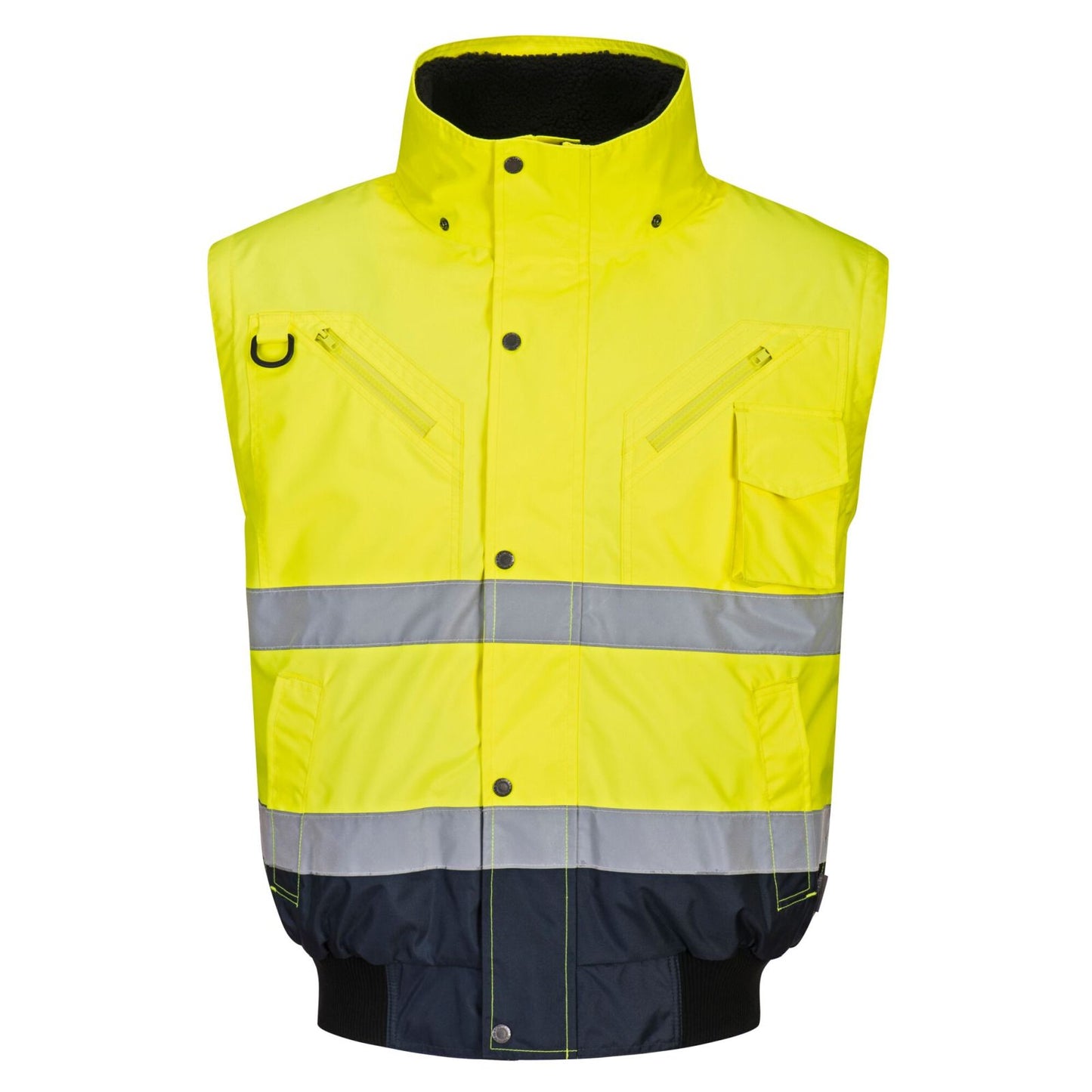 Portwest Jassen C465 HiVis Uitneembare voering- mouwen geel-marineblauw(YN)