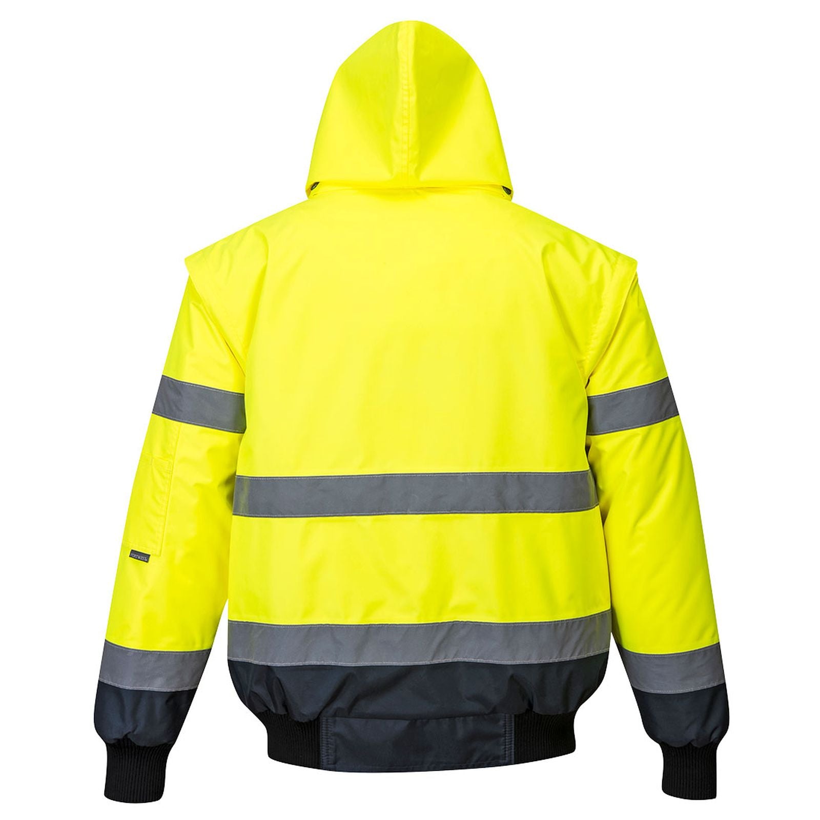 Portwest Jassen C465 HiVis Uitneembare voering- mouwen geel-marineblauw(YN)