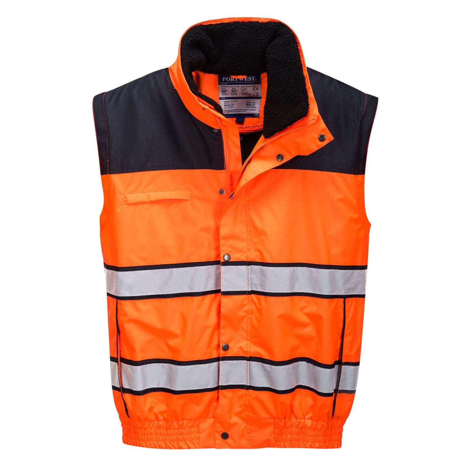 Portwest Jassen C466 oranje-zwart(OB)