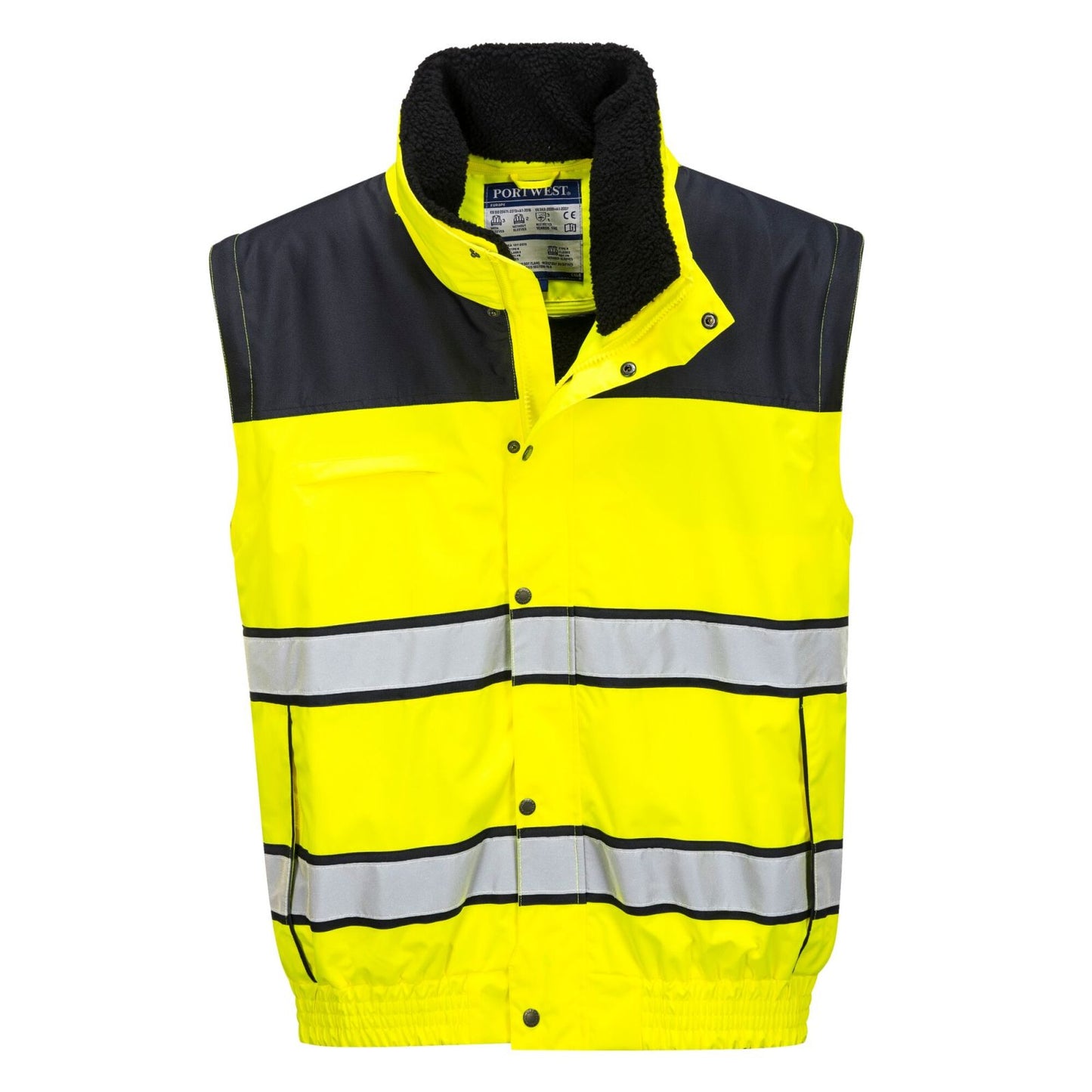 Portwest Jassen C466 geel-zwart(YB)