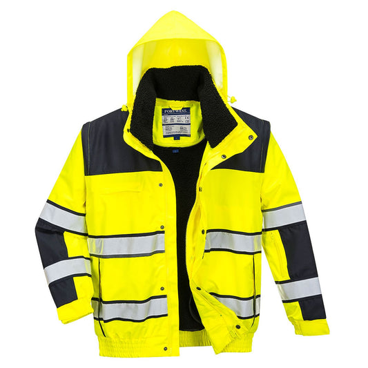 Portwest Jassen C466 geel-zwart(YB)