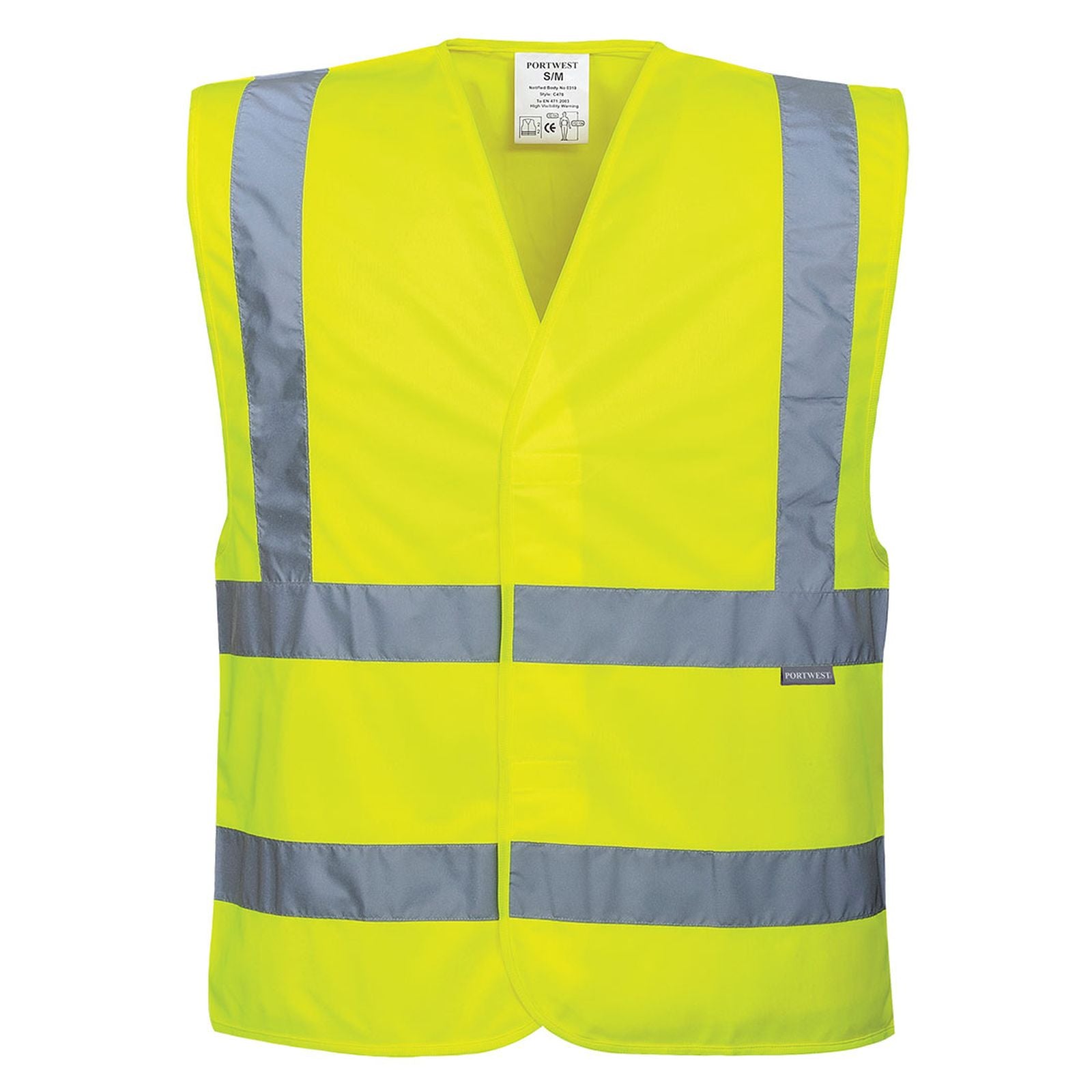 Portwest Vesten C470 HiVis geel(YE)
