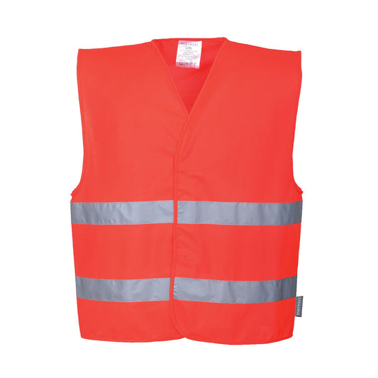 Portwest Vesten C474 HiVis Lichtgewicht rood(RE)