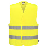 Portwest Vesten C474 HiVis Lichtgewicht geel(YE)