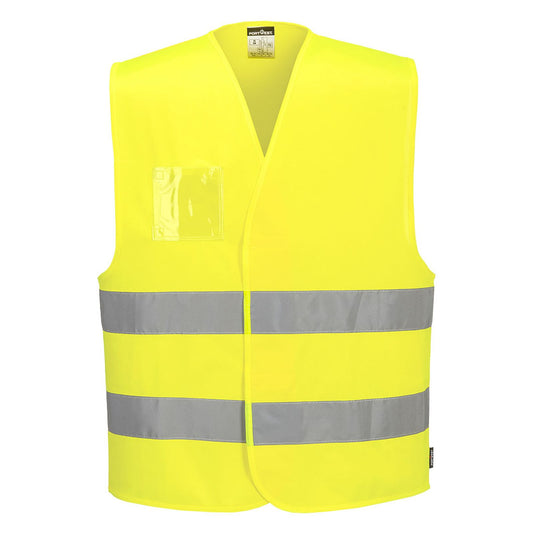 Portwest Vesten C475 HiVis Lichtgewicht geel(YE)