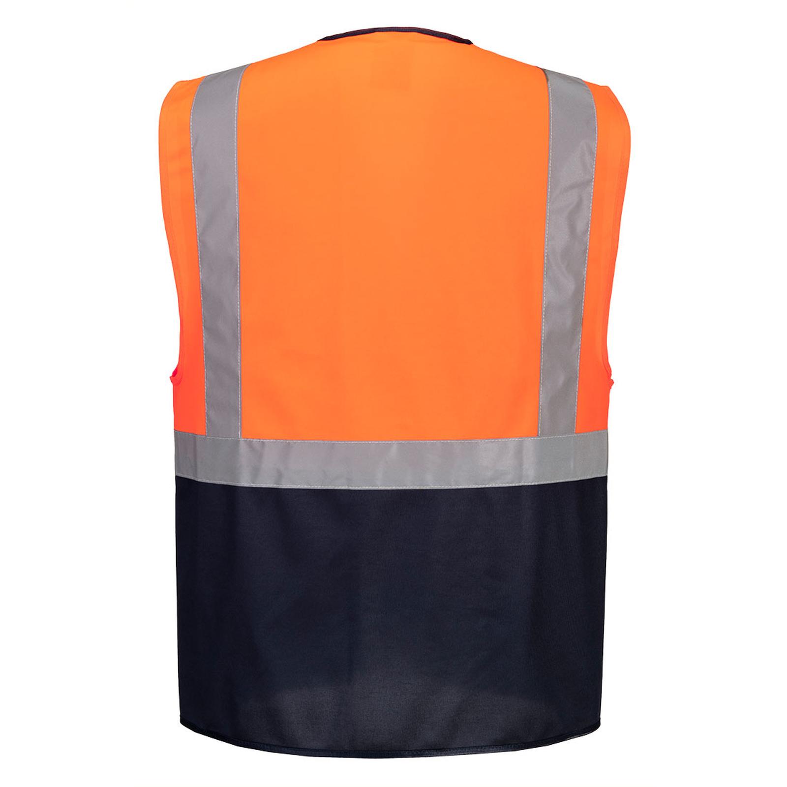 Portwest Vesten C476 HiVis oranje-marineblauw(ON)