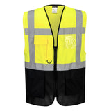 Portwest Vesten C476 HiVis geel-marineblauw(YN)