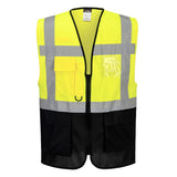 Portwest Vesten C476 HiVis geel-marineblauw(YN)