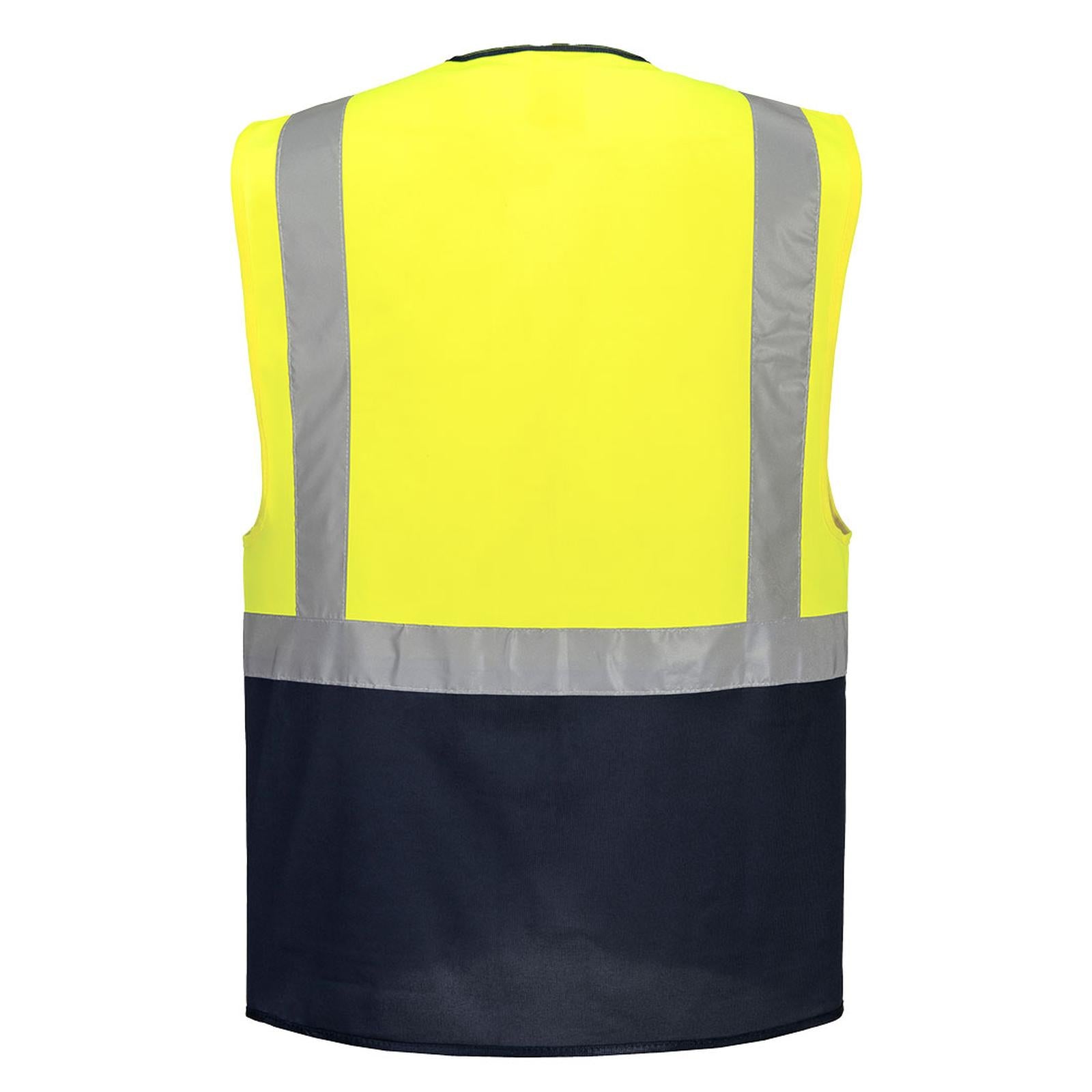 Portwest Vesten C476 HiVis geel-marineblauw(YN)