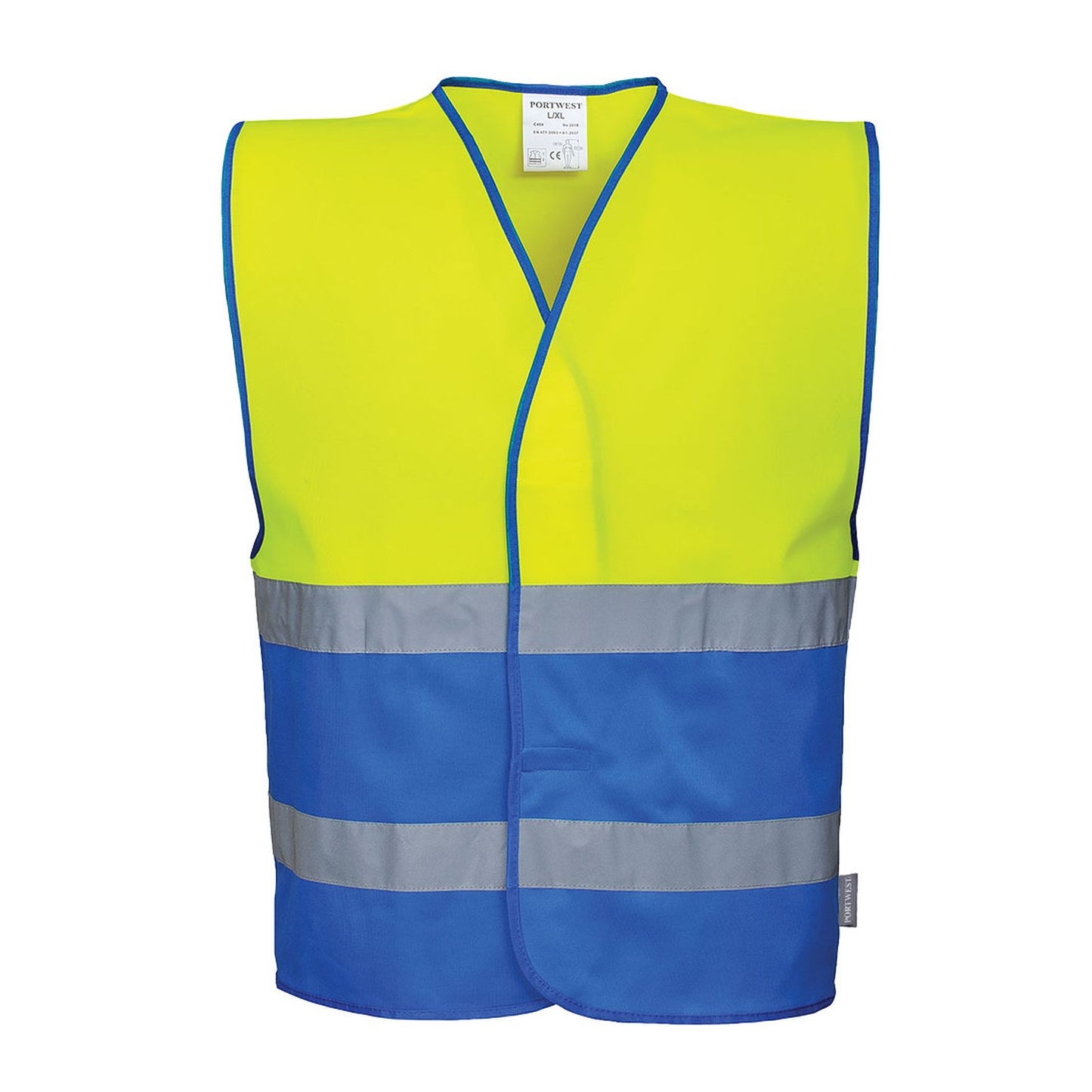 Portwest Vest-Port Hoge zichtbaarheid Vest C484 Two Tone Hi-Vis geel-koningsblauw(YR)