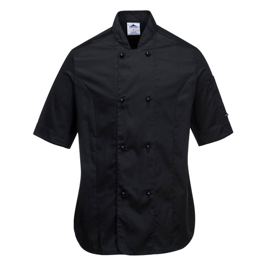 Portwest Koksjas C737 Rachel Dames  K/M black(BK)
