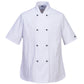 Portwest Kokskleding Chef-koks/voedingsindustrie Koksjas C737 Rachel Dames  K/M wit(WH)