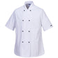 Portwest Kokskleding Chef-koks/voedingsindustrie Koksjas C737 Rachel Dames  K/M wit(WH)