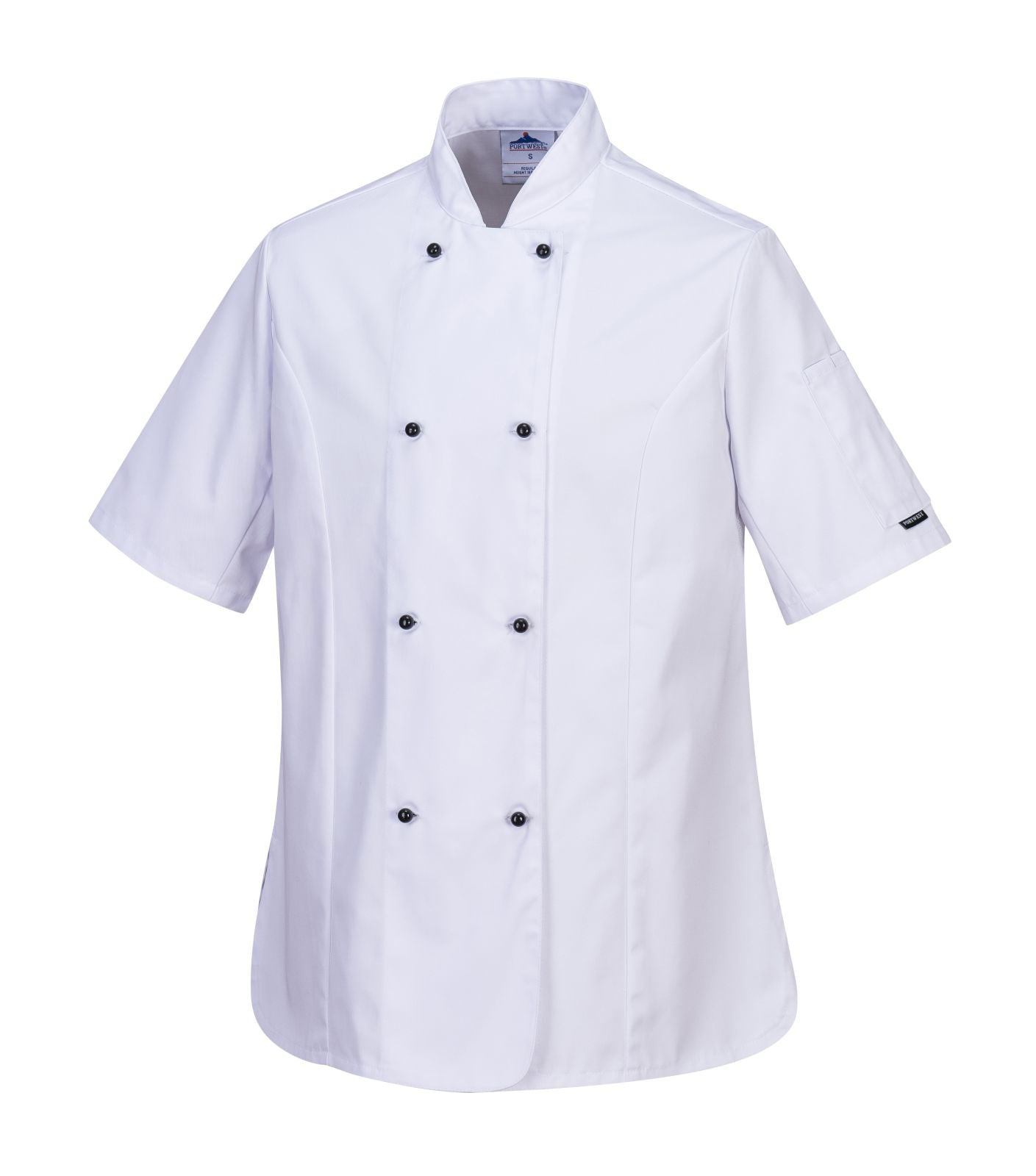 Portwest Kokskleding Chef-koks/voedingsindustrie Koksjas C737 Rachel Dames  K/M wit(WH)