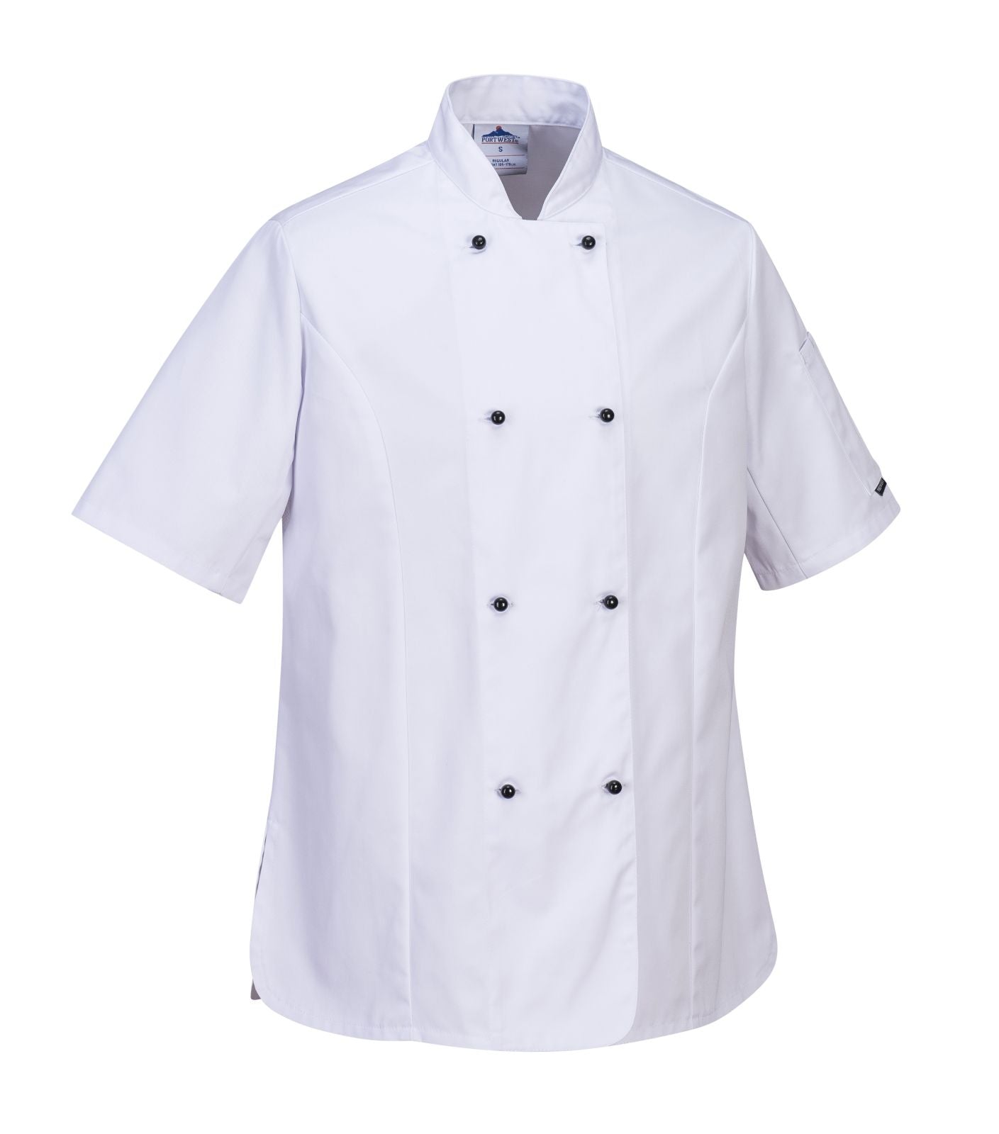 Portwest Kokskleding Chef-koks/voedingsindustrie Koksjas C737 Rachel Dames  K/M wit(WH)