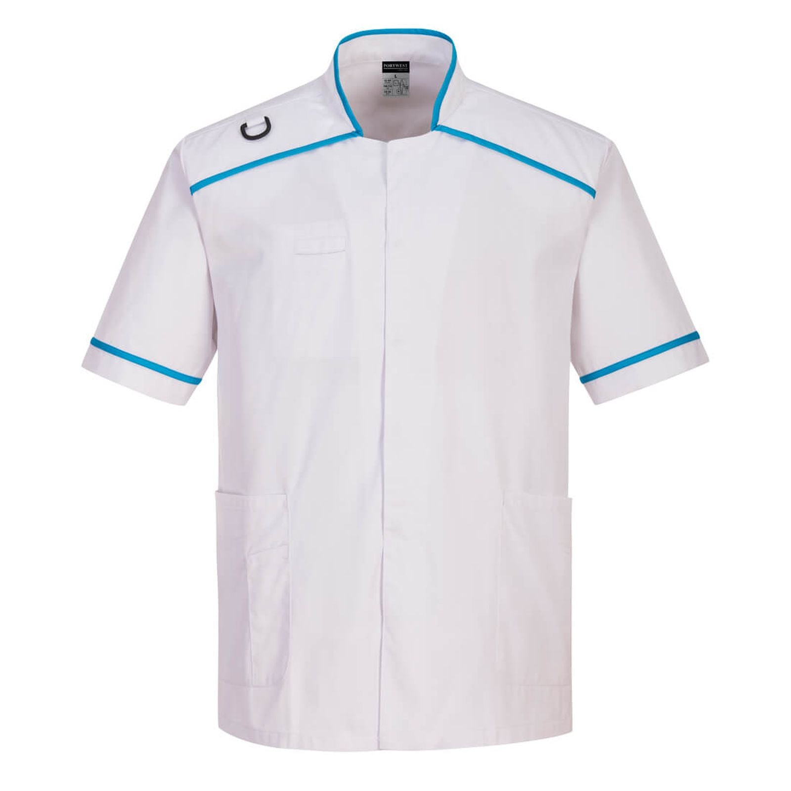 Portwest tunieken C821 wit-aqua(WA)