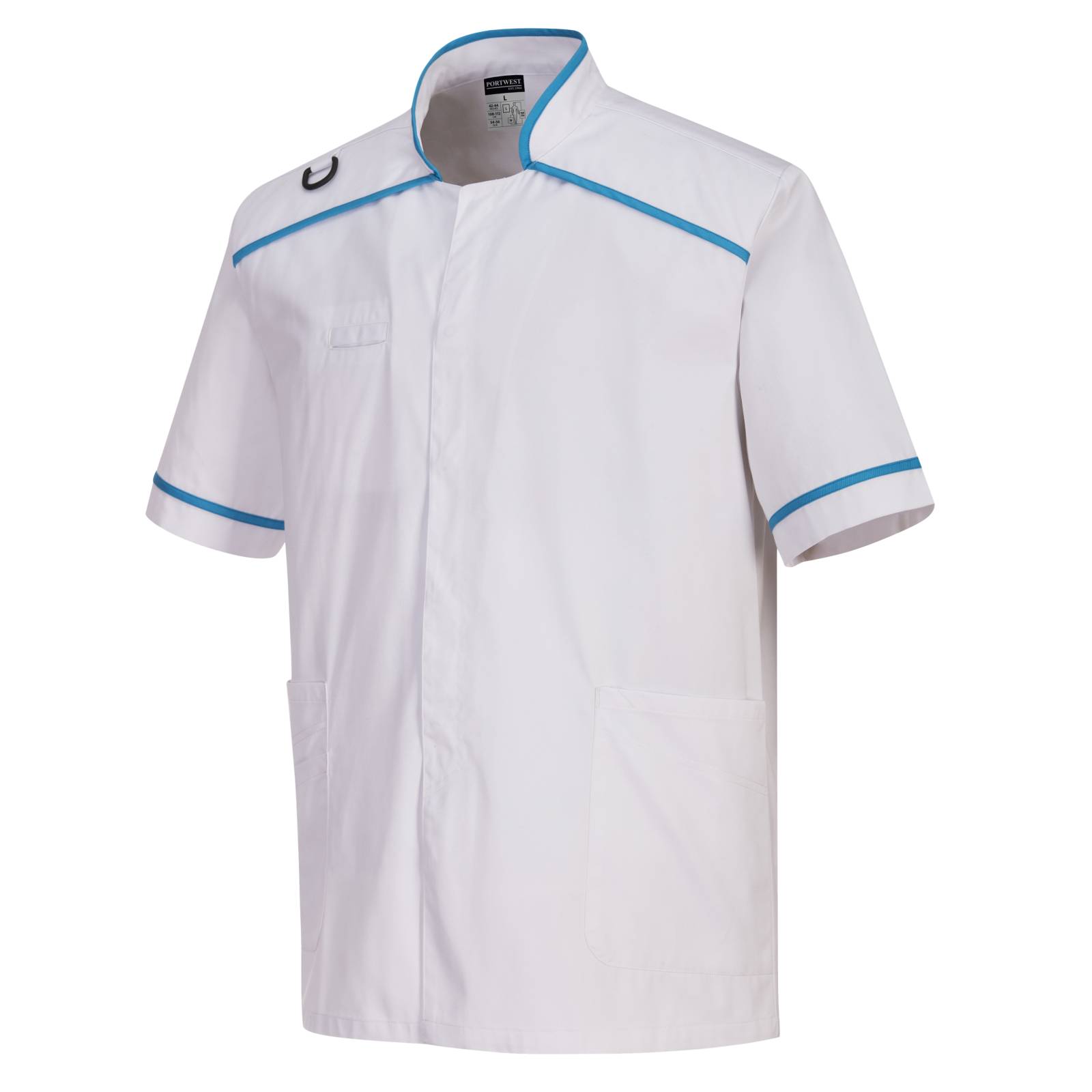 Portwest tunieken C821 wit-aqua(WA)