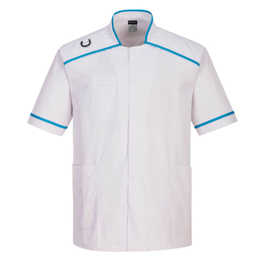 Portwest tunieken C821 wit-aqua(WA)