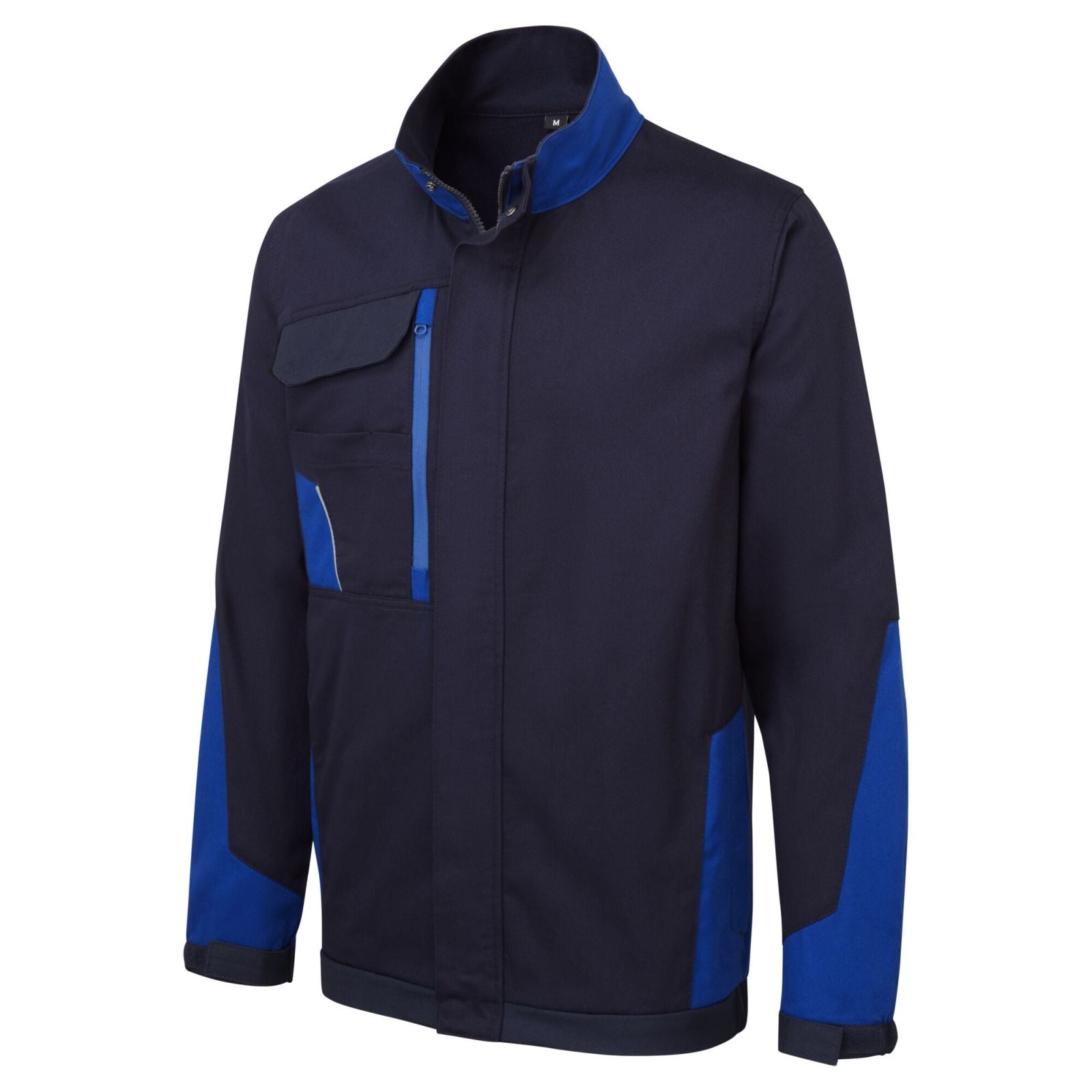 Portwest WX1 Werkjas CD110 tweekleurig katoen marineblauw-koningsblauw(NR)