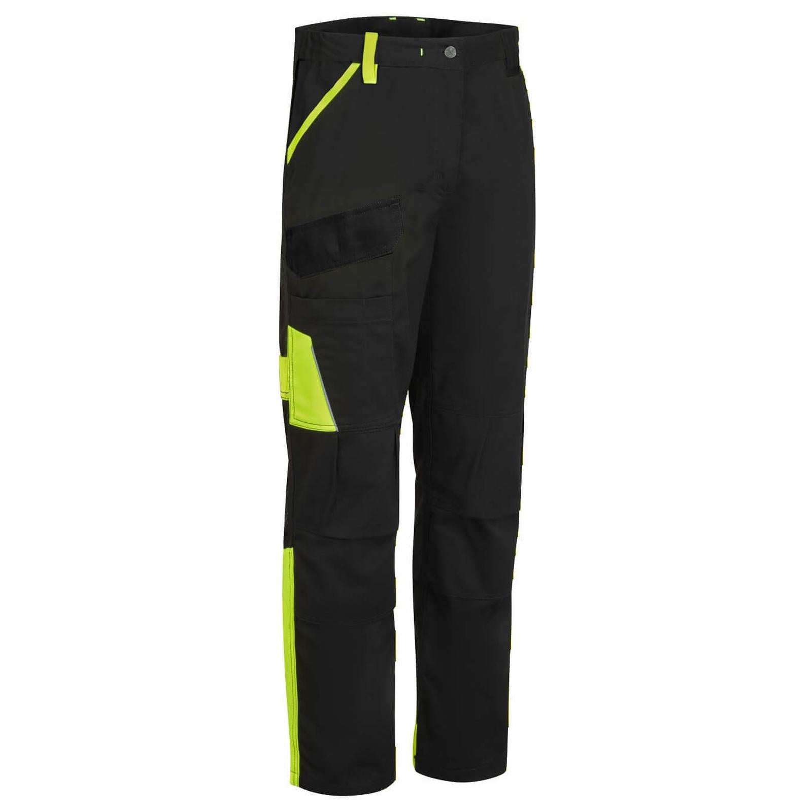 Portwest WX1 Korte Werkbroek CD111 tweekleurig katoen zwart-geel(KY)
