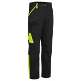 Portwest WX1 Korte Werkbroek CD111 tweekleurig katoen zwart-geel(KY)