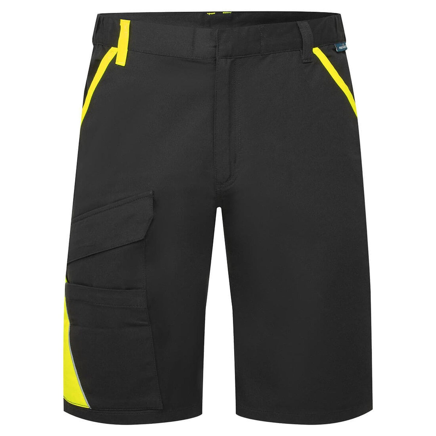 Portwest WX1 Korte Broek CD114 tweekleurig katoen zwart-grijs(BY)